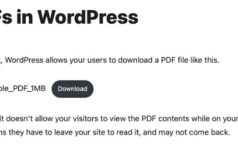 WordPress块编辑器如何添加PDF查看器Hostinger新年优惠抢先看 WordPress主机低至$1.99/月WordPress网站字体如何快速更换WordPress 5.9 Beta 4发布 现可测试新功能WordPress和J